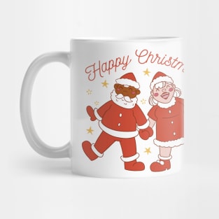 Christmas Santa Couple Mug